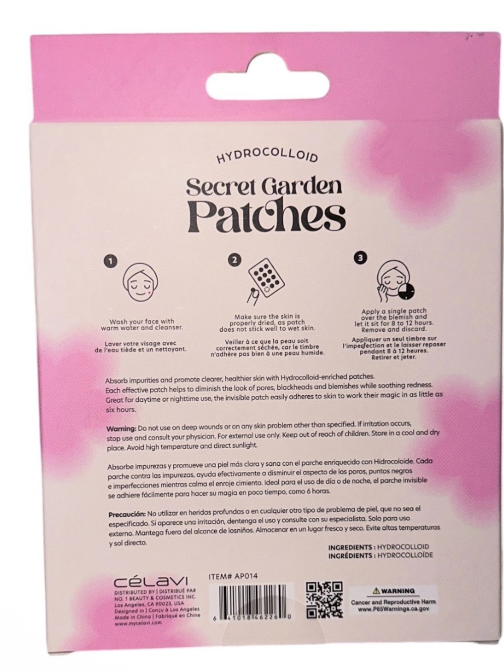 Célavi Secret Garden Hydrocolloid Patches - Pink - Picture 2 of 3